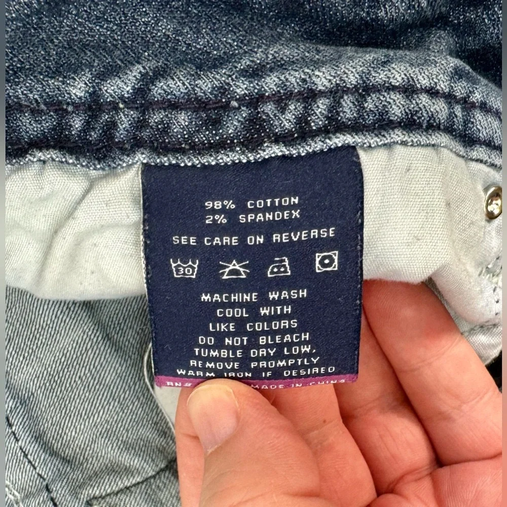 Vigoss Womens Capri The New York Jeans Blue 15/16(38x22.5) - Picture 6 of 11